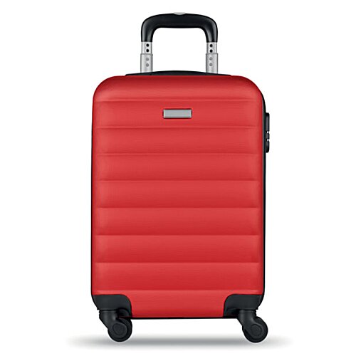 Additional Image 1 - a red suitcase with wheels