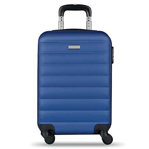 Additional Image 5 - a blue suitcase with wheels