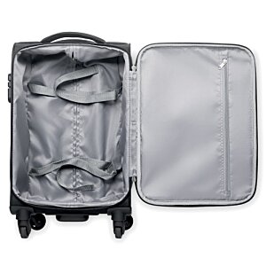 Additional Image 3 - a grey suitcase with a white background