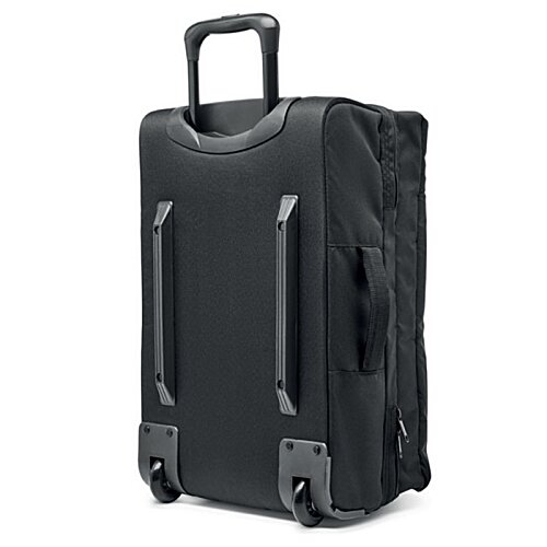 Additional Image 2 - a black suitcase with wheels