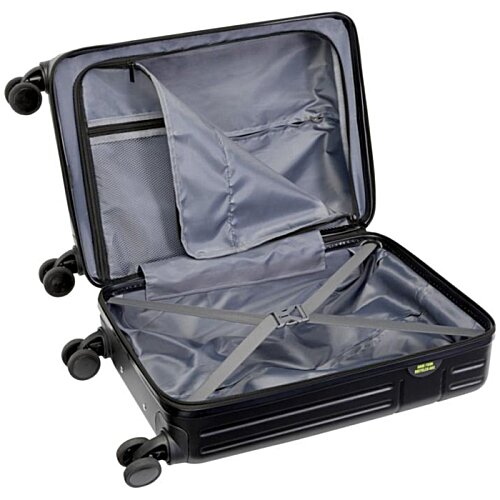 Additional Image 3 - a black suitcase with wheels