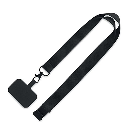 Additional Image 2 - a black strap with a key