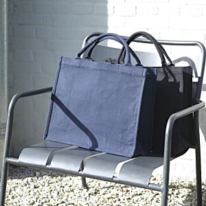 Additional Image 4 - a blue bag on a bench