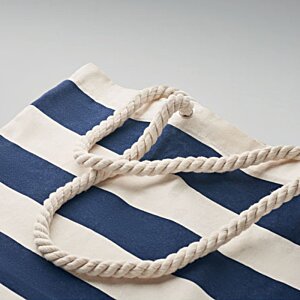 Additional Image 6 - a blue and white striped bag