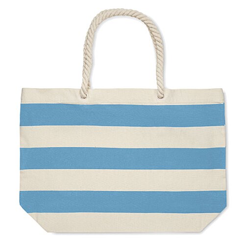 Additional Image 4 - a blue and white striped bag