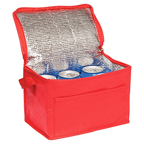 Additional Image 3 - a red cooler with a lid open