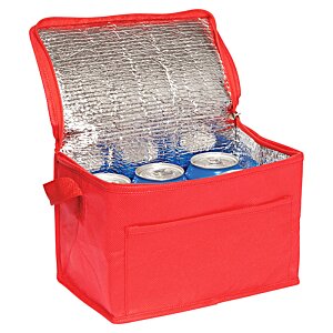 Additional Image 3 - a red cooler with a lid open