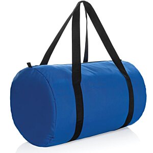 Additional Image 5 - a blue duffel bag with black straps