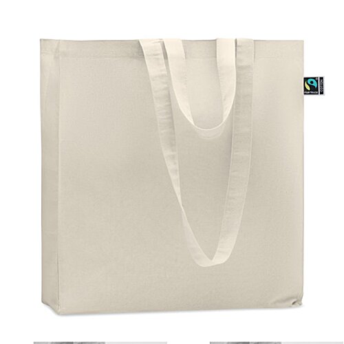 Additional Image 2 - a white bag with a blue button