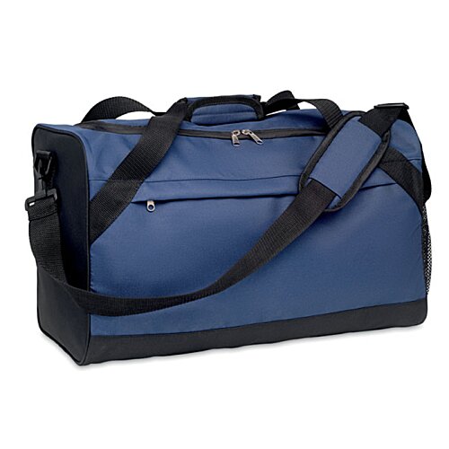 Additional Image 2 - a blue and black duffel bag