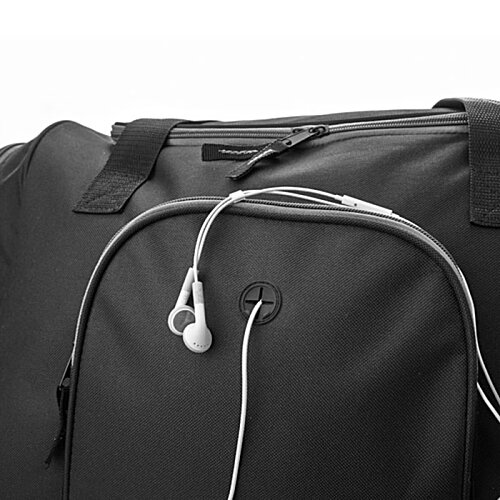 Additional Image 1 - a black bag with a cord attached to it