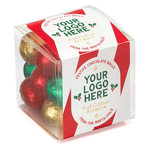 Additional Image 1 - a box of christmas ornaments