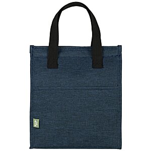 Additional Image 1 - a blue bag with black handles