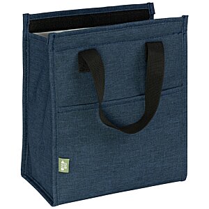 Additional Image 3 - a blue bag with black handles