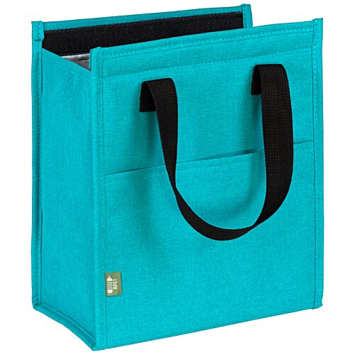 Additional Image 7 - a blue bag with black handles