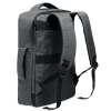 a black backpack with straps