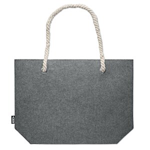 Additional Image 4 - a grey bag with a white handle