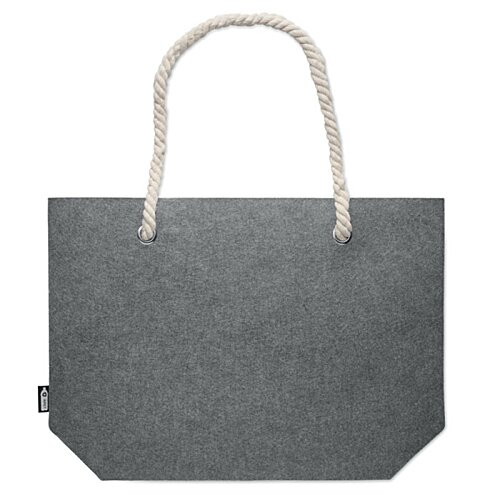 Additional Image 4 - a grey bag with a white handle