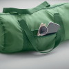 a green bag with a pocket