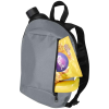 Additional Image 2 - a grey backpack with a water bottle inside
