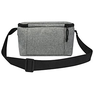 Additional Image 1 - a grey bag with a black strap