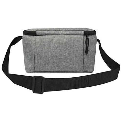Additional Image 1 - a grey bag with a black strap