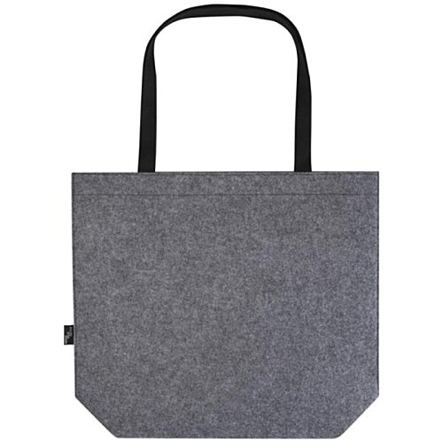Additional Image 1 - a grey bag with black handles