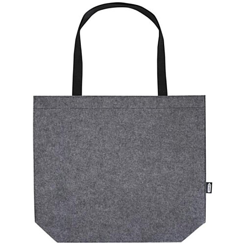 Additional Image 2 - a grey bag with black handles