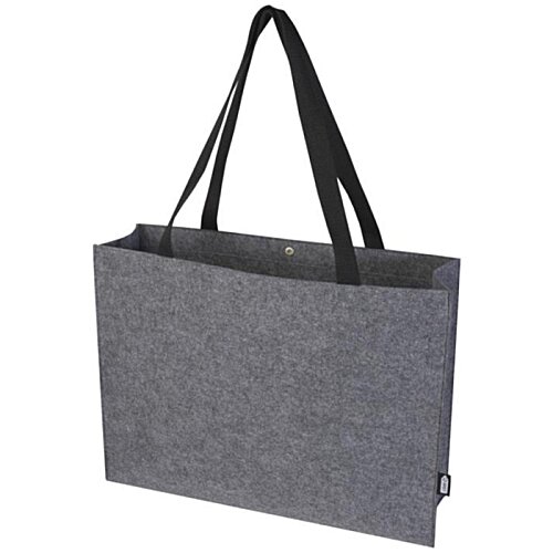 Additional Image 5 - a grey bag with black handles