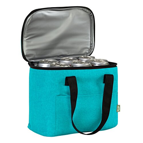 Additional Image 10 - a blue cooler bag with black handles