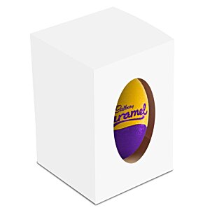Additional Image 1 - a white box with a purple and yellow oval