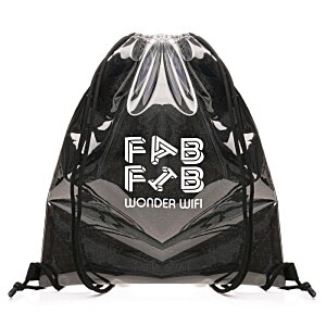 Additional Image 2 - a black backpack with white and grey designs