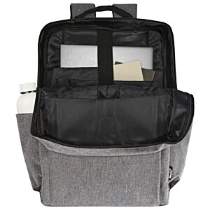 Additional Image 7 - a grey backpack with a black pocket