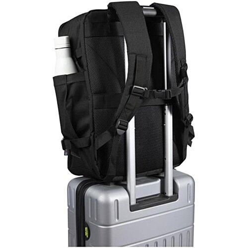Additional Image 4 - a black backpack with two straps