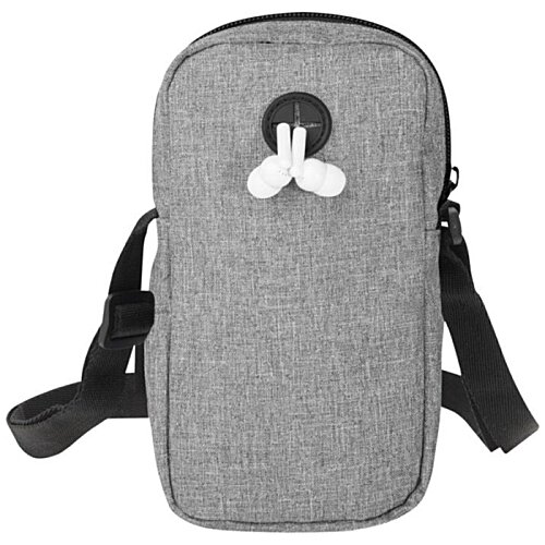 Additional Image 3 - a grey bag with a white object on it
