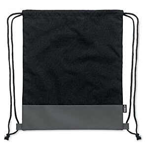 Additional Image 1 - a black bag with a grey stripe