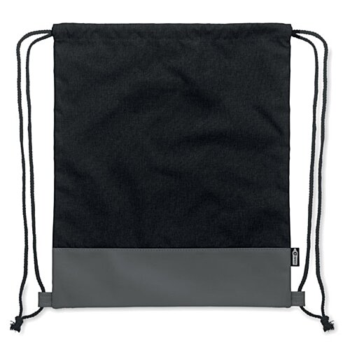Additional Image 1 - a black bag with a grey stripe