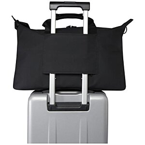 Additional Image 3 - a black bag on a grey suitcase