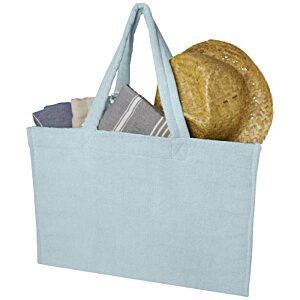 Additional Image 6 - a bag with a hat and a straw hat inside