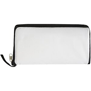 Additional Image 9 - a white and black zippered bag