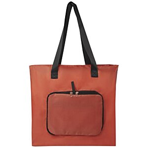 Additional Image 4 - a red bag with black handles