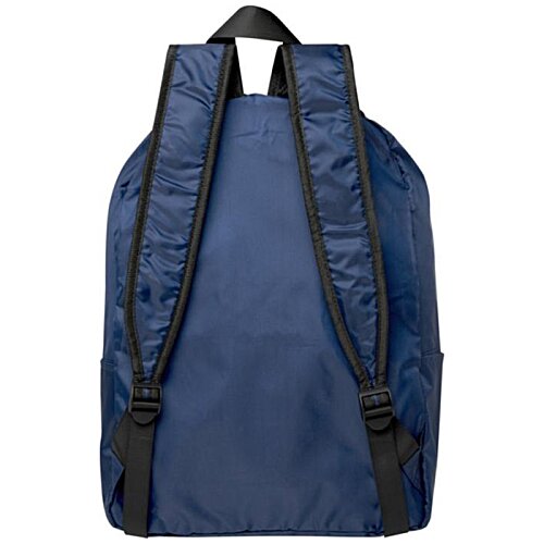 Additional Image 2 - a blue backpack with black straps
