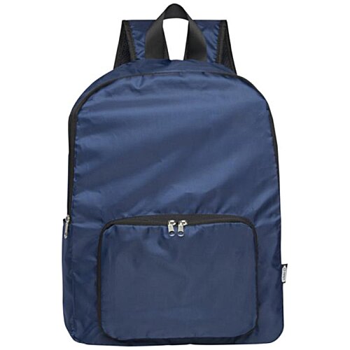 Additional Image 3 - a blue backpack with a zipper