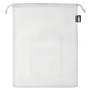Additional Image 1 - a white cloth bag with a string