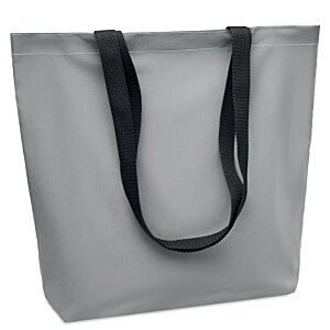 Additional Image 1 - a grey bag with black handles
