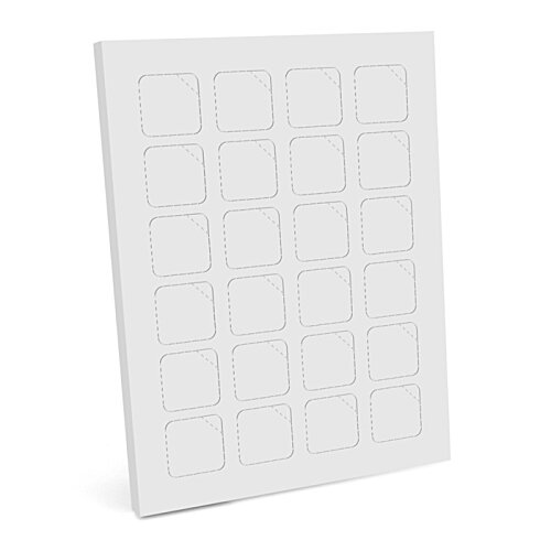 Additional Image 2 - a white square object with black squares