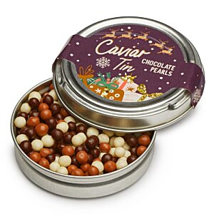 Additional Image 1 - a round metal container with round objects in it