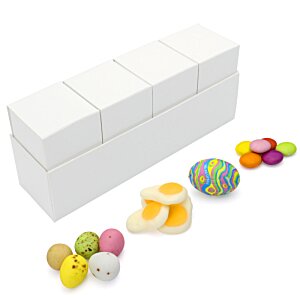 Additional Image 2 - a white cubes with eggs and candy