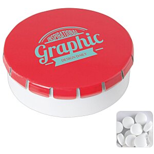 Additional Image 1 - a round white container with a red lid