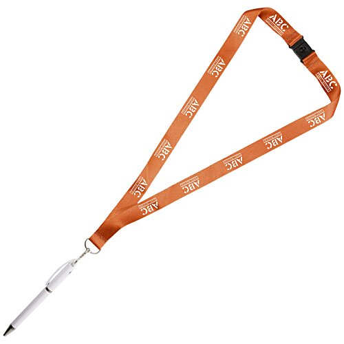 20mm RPET Lanyard with Pen Image 2 of 2